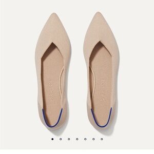 ROTHY’S Pointed Flat Size 7.5 CREAM Color